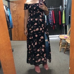 Fashion Nova off shoulder maxi dress